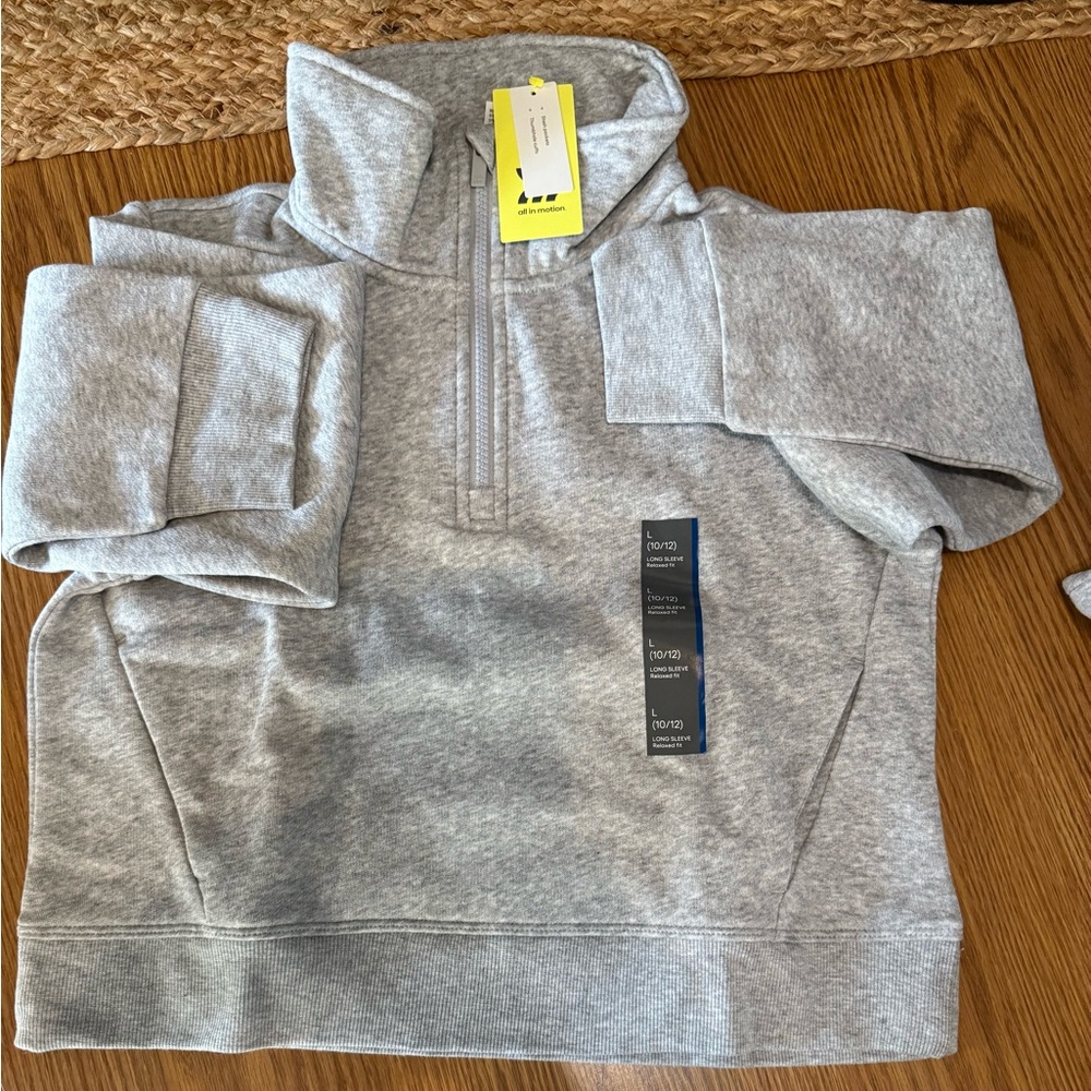 All in Motion Kids Gray Zip-Up Jacket